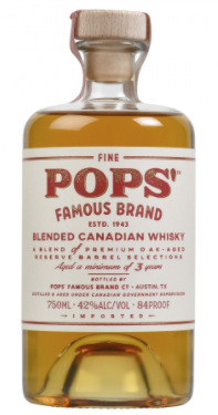 POPS&#39; FAMOUS BRAND BLENDED CANADIAN WHISKY