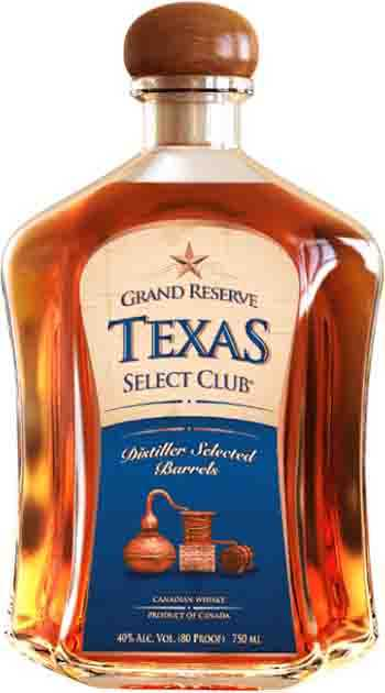 SELECT CLUB TEXAS GRAND RESERVE WHISKY