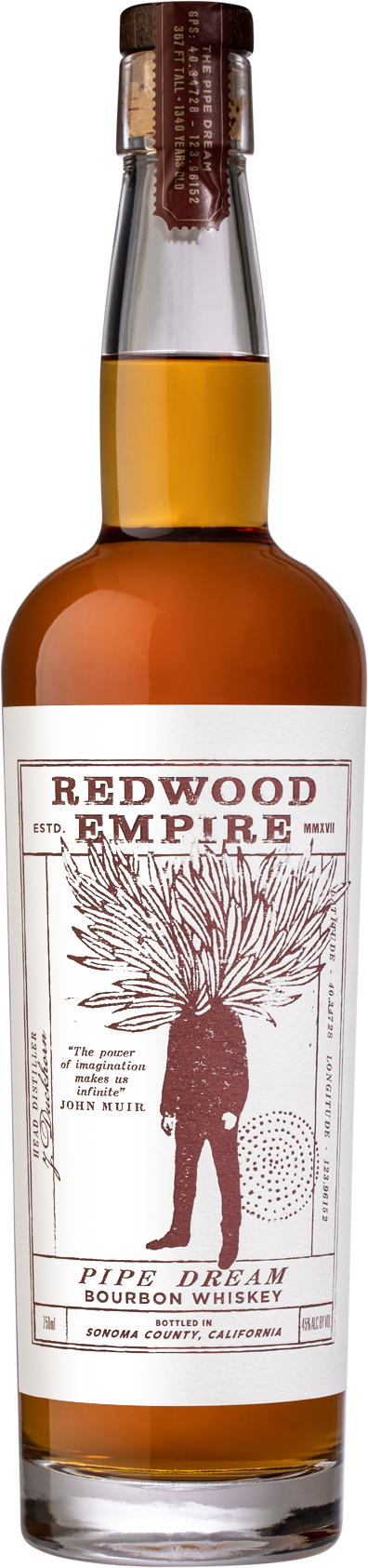 REDWOOD EMPIRE PIPE DREAM BOURBON WHISKEY