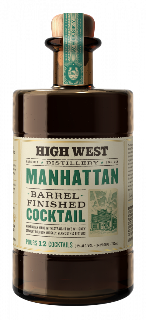 HIGH WEST MANHATTAN BARREL FINISHED COCKTAIL