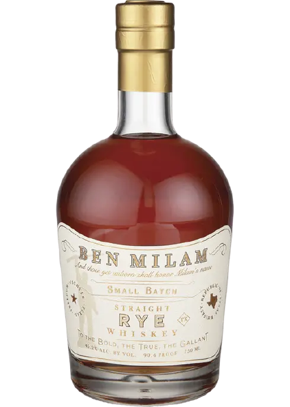 MILAM &#38; GREENE BEN MILAM STRAIGHT RYE WHISKEY