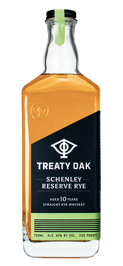 TREATY OAK SCHENLEY RESERVE RYE WHISKEY