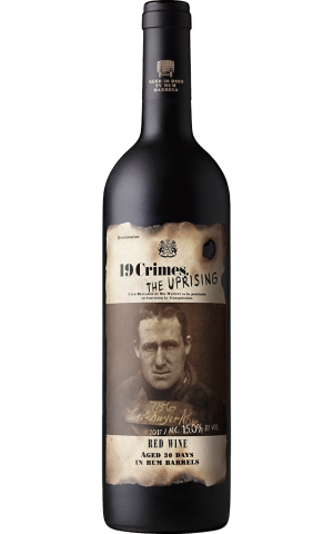 19 CRIMES THE UPRISING RUM AGED RED WINE
